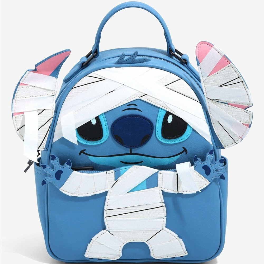 Disney Stitch Blue and White Mini Backpack
